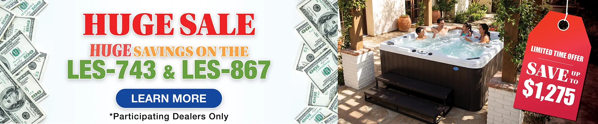 Calspas hot tub being used in a family setting - Baton Rouge